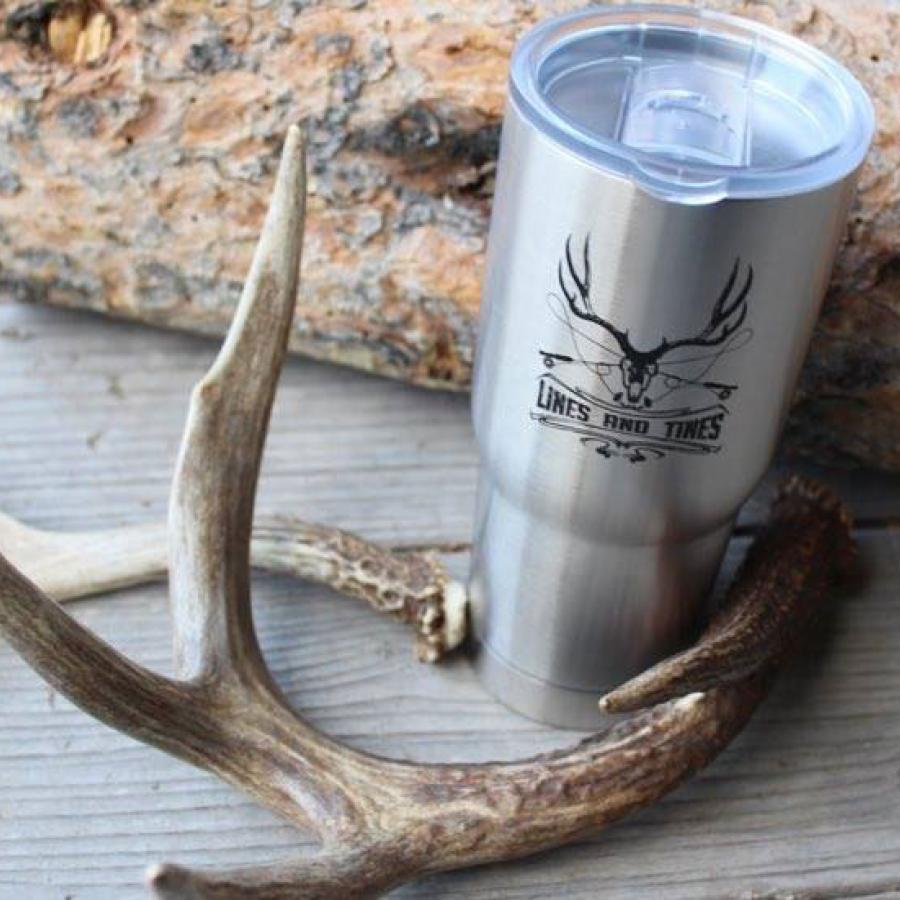 Lines and Tines Tumbler
