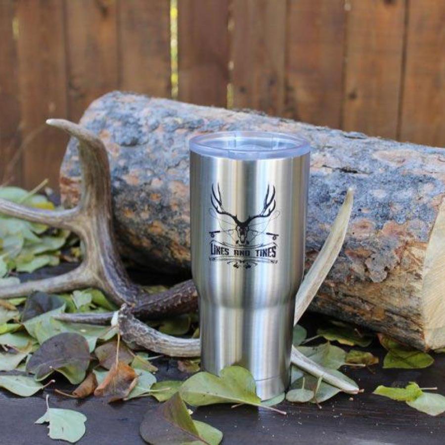 Lines and Tines Tumbler