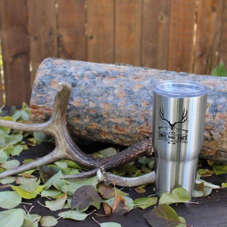 Lines and Tines Tumbler