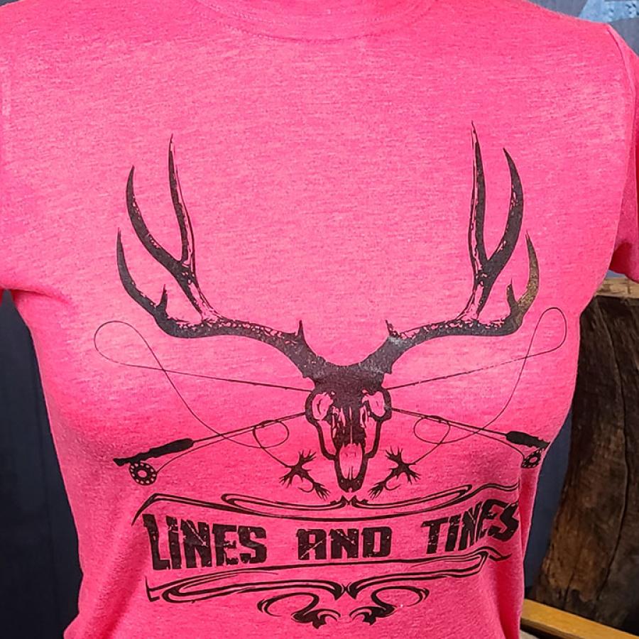 Lines and Tines Ladies Slim Fit Fine Jersey Tee