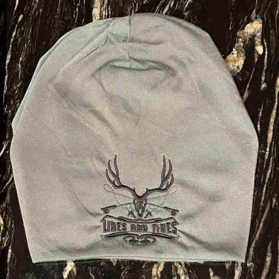 Lines and Tines Gray Slouch